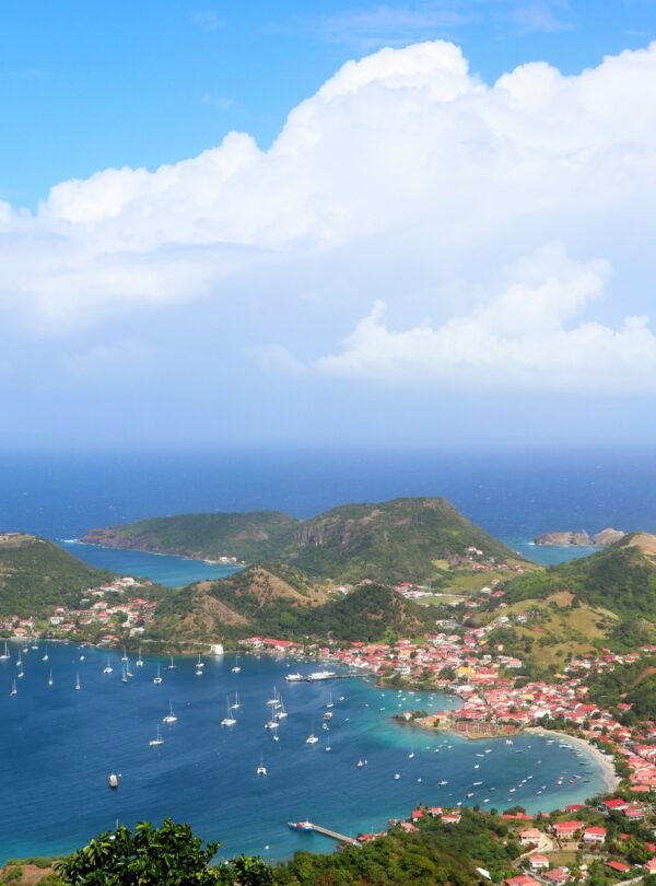 aerial view of guadeloupe